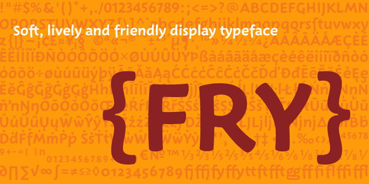 Fry Font preview